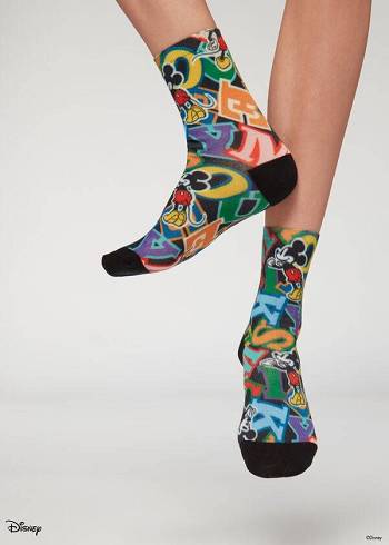 Calcetines Calzedonia Multicolor Disney Corta Mujer Multicolor | CL2449UT