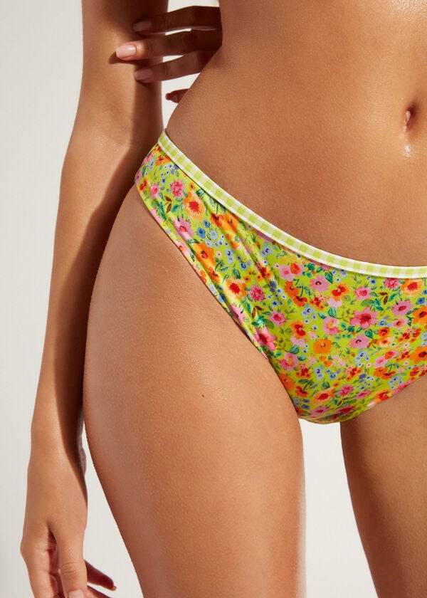 Abajo De Bikini Calzedonia Siviglia Mujer Verde | CL1572GL