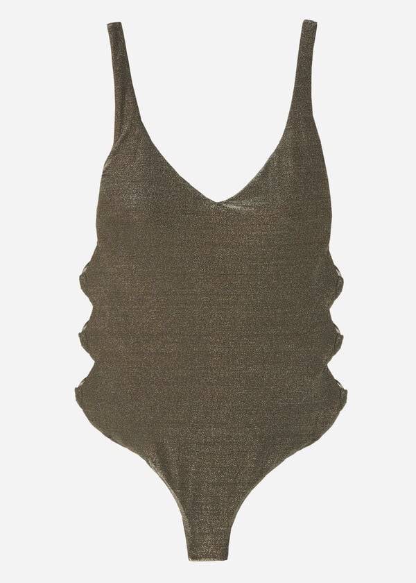Bañadores Calzedonia Acolchado One-Piece Hollywood Mujer Negras | CL2176XF