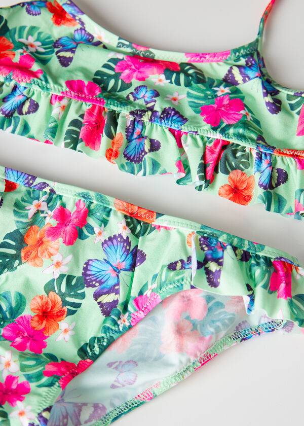 Bañadores Calzedonia Two Piece Malibù Niños Verde | CL3062EX