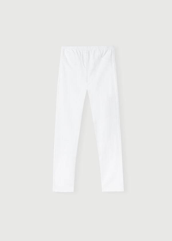 Leggins Calzedonia Denim jeggings Niños Blancas | CL3126PQ