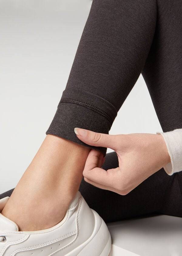 Leggins Calzedonia Thermal Mujer Gris | CL2696FM